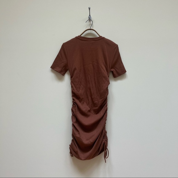 ZARA | Ruched Ribbed Dress - Picture 4 of 6